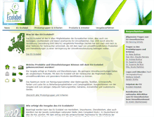 Tablet Screenshot of eu-ecolabel.de